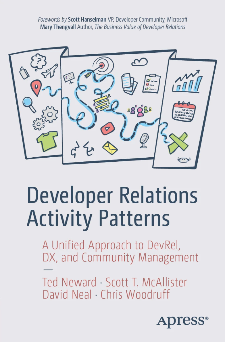 Developer Relations Activity Patterns book cover